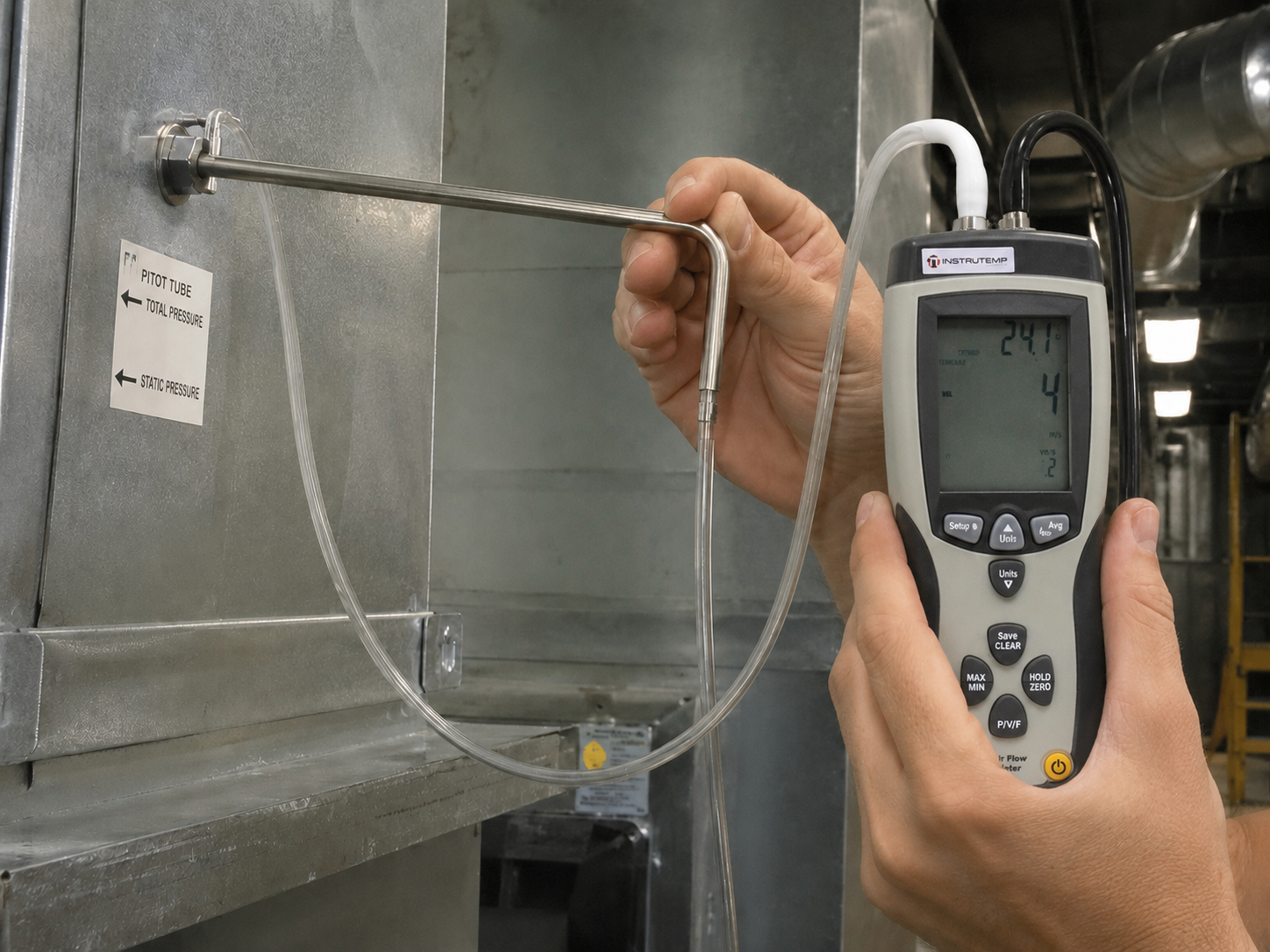 Vazão de Ar e Gases