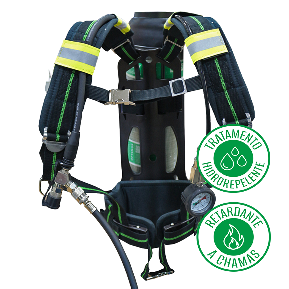 Respirador de Adução de Ar tipo Máscara Autônoma SCBA - Gas and Safety | OPTIMUS