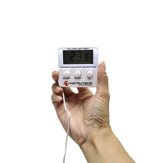 Termômetro Digital Freezer/Geladeira Com Sensor Externo - INSTRUTEMP | IT2300N