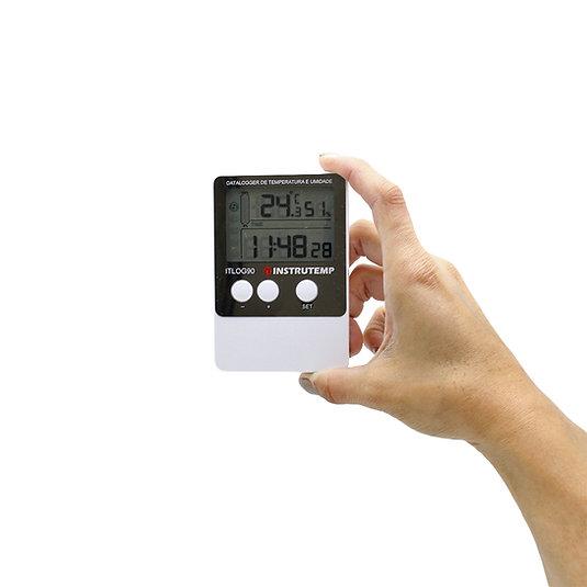 Termohigrômetro Digital Com Datalogger -40 ºC A 60 ºC - Instrutemp | ITLOG90