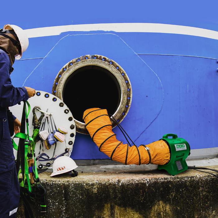Exaustor e Insuflador de Ar 200mm - Gas and Safety | ATMOS SAFE 20