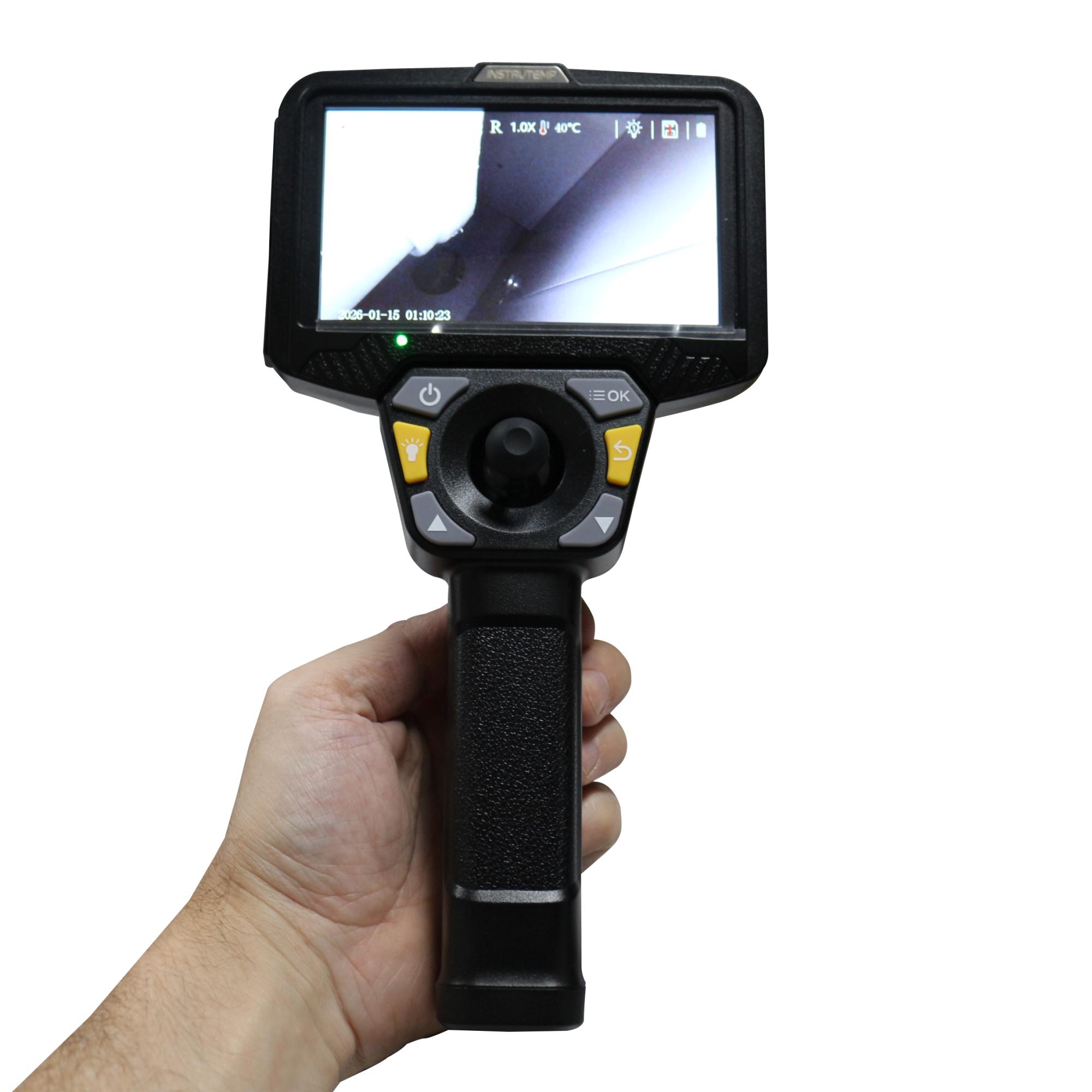 Boroscópio Industrial com Tela Destacável e Sonda Articulada - Instrutemp | ITBORO-TD-360-6MM