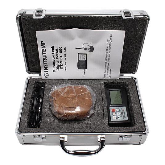 Durômetro Leeb Digital Portátil - HRB HRC HV HB HS HL - INSTRUTEMP | ITDPMD100