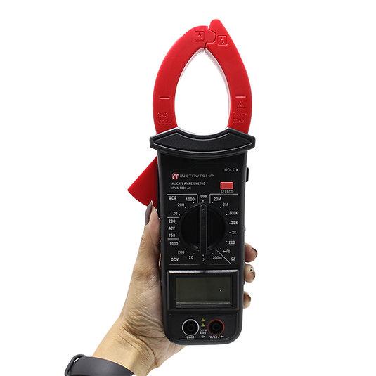 Alicate Volt Amperímetro 1000AC - INSTRUTEMP | ITVA1000