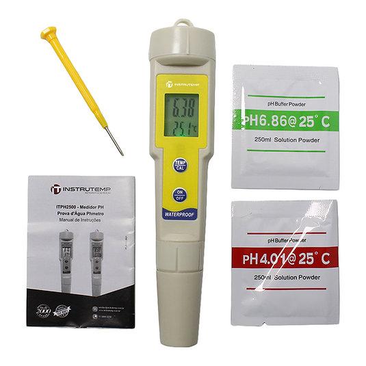 Medidor de PH Digital - 1.00 A 14.00 / 0 A 50°C - INSTRUTEMP | ITPH2500