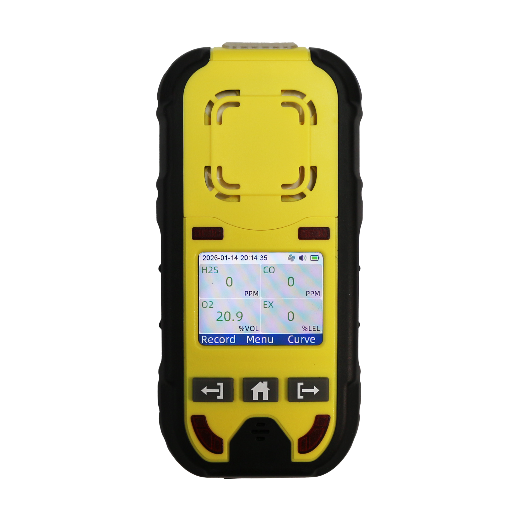 Detector Portátil de 4 Gases com Bomba de Sucção Removível - Gas and Safety | GS4-PRO