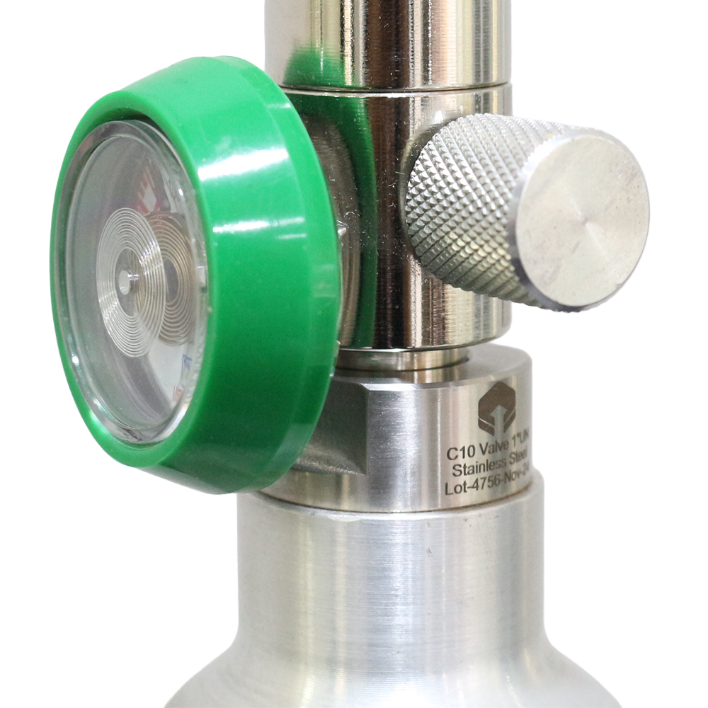Cilindro em Alumínio com 4 Gases - 116 Litros - Gas and Safety | GSCG-116-4