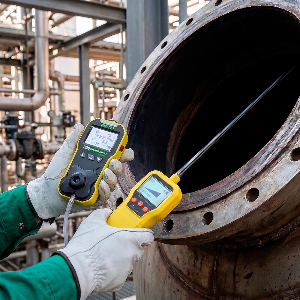 Bomba de amostragem para liberação de espaço confinado portátil - Gas and Safety | GSPUMP-PLUS