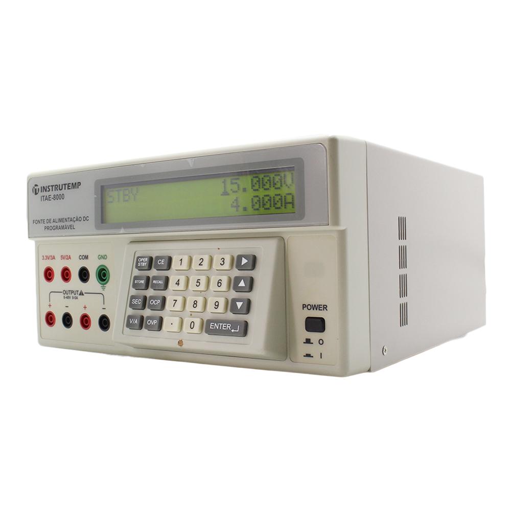 Fonte de Alimentação DC Programável - Instrutemp | ITAE8000