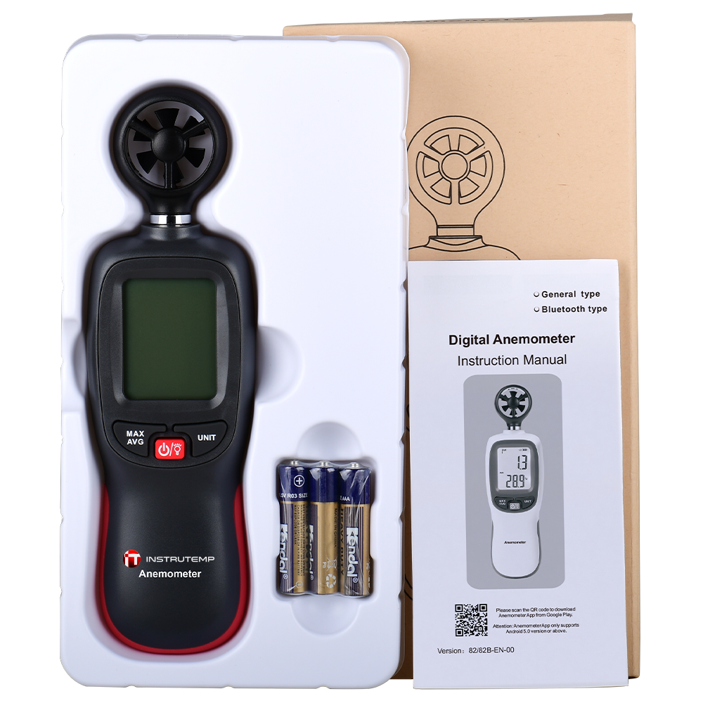 Termo-Anemômetro Digital com Bluetooth - Instrutemp | ITAN900B