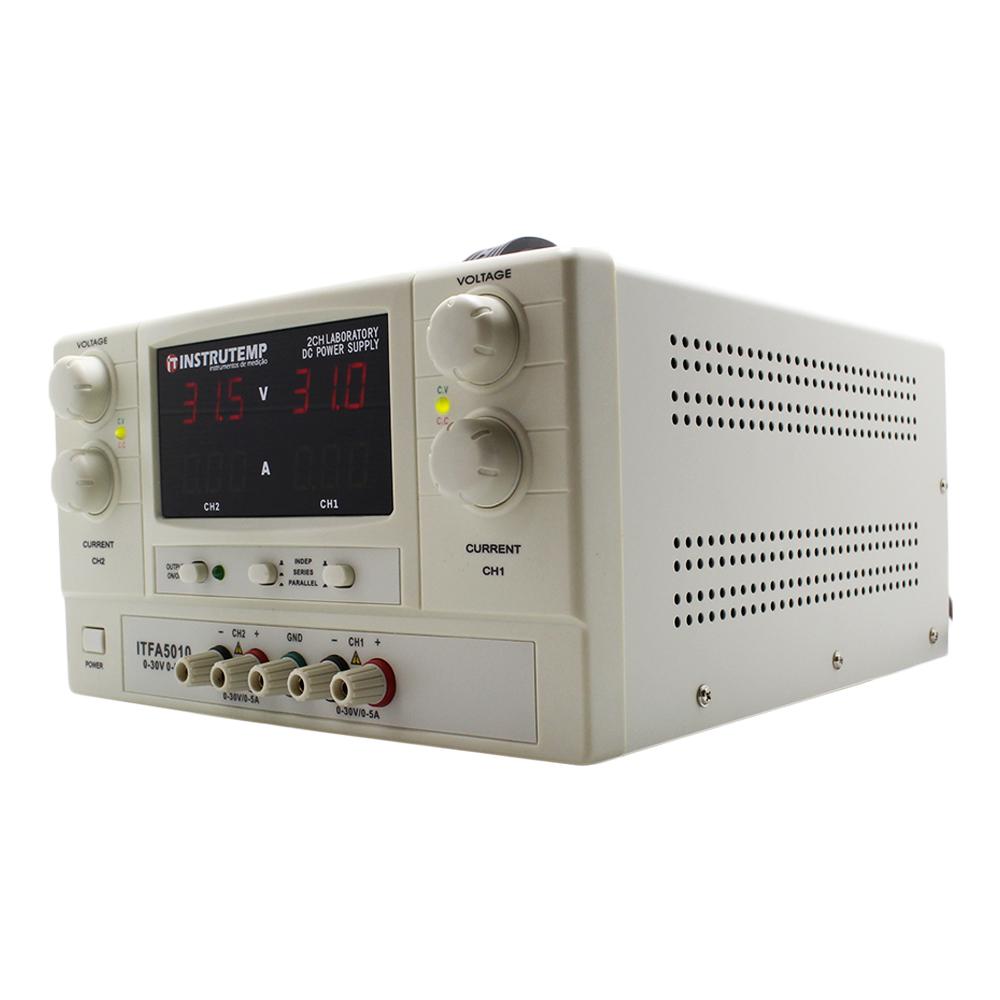 Fonte de Alimentação Digital Simétrica - Instrutemp | ITFA5010