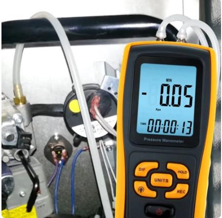 Manômetro de Pressão Diferencial Portátil - 11 Escalas - Instrutemp ITMAN1100