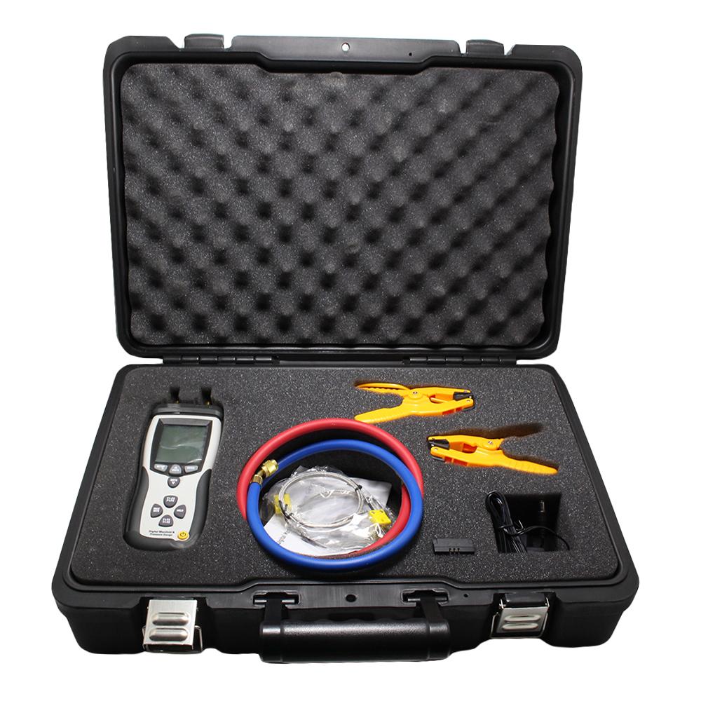 Manifold Digital Duas Saídas - R22 e R410A - 500PSI/4000KPA - Instrutemp | ITMANIFOLD