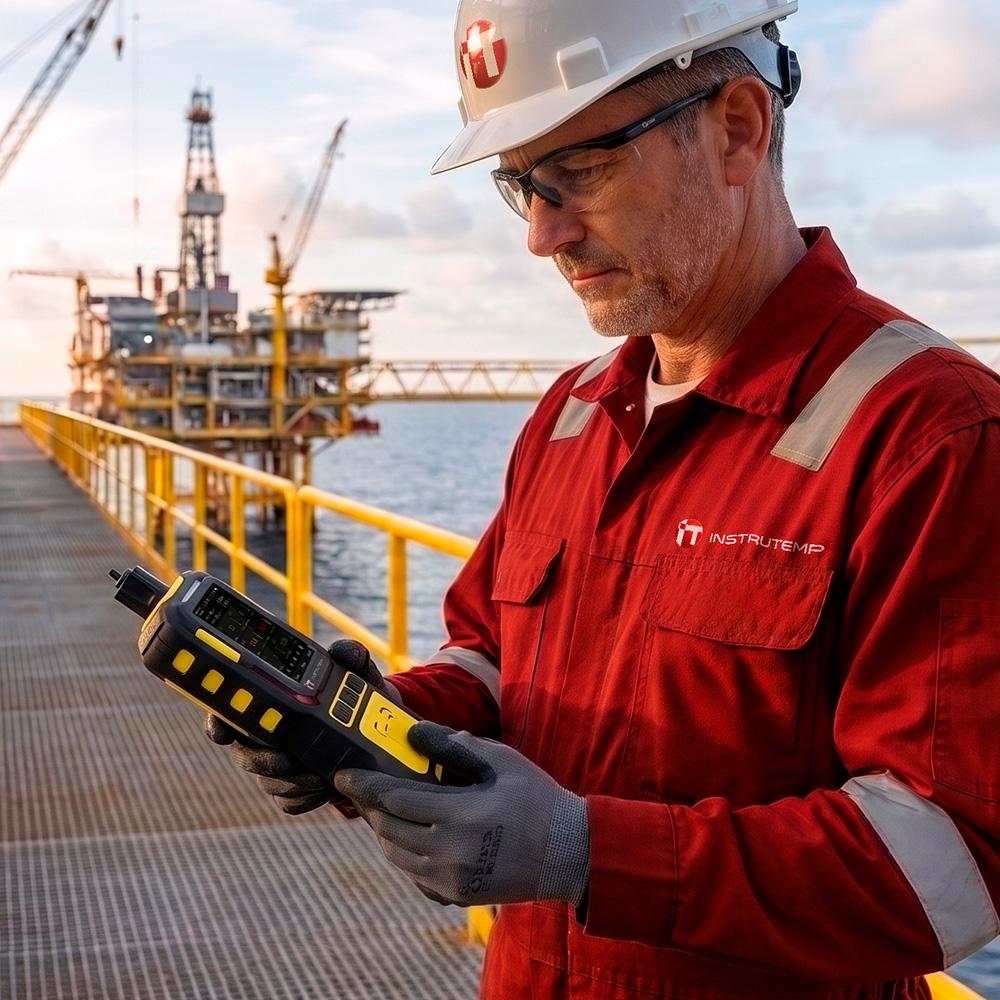 Detector Multigás Portátil Marine - O2, CO, H2S, CH4, CO2 - Instrutemp | ITMARX5