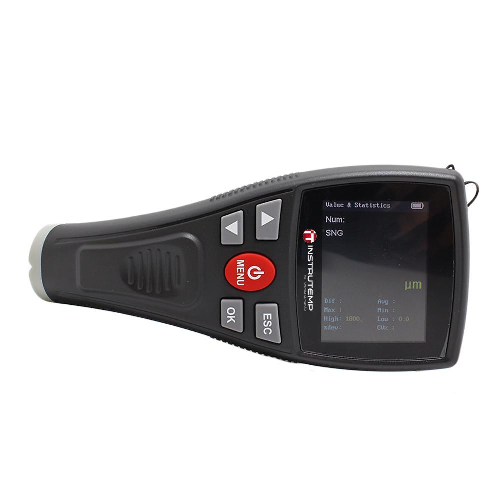 Medidor de Espessura de Camada - Base Ferrosa com Memória - Instrutemp ITMC400