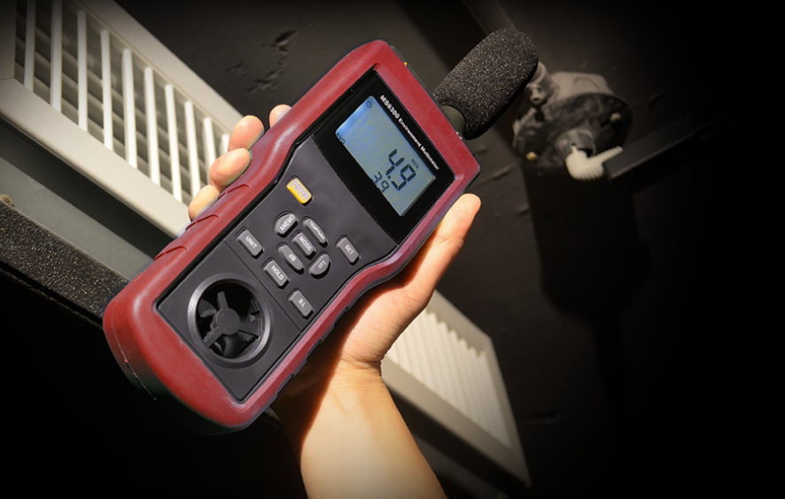 Medidor Multifunções 6 em 1 - °C, %RH, dB, Lux, cmm/cmf, m/s | Instrutemp - ITMP600