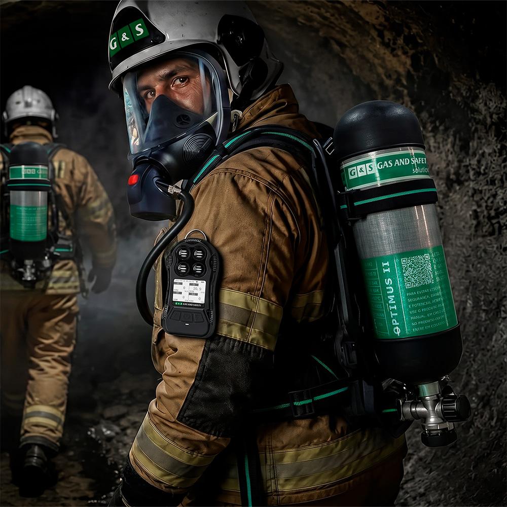 Respirador de Adução de Ar Tipo Máscara Autônoma - Gas and Safety | OPTIMUS-II