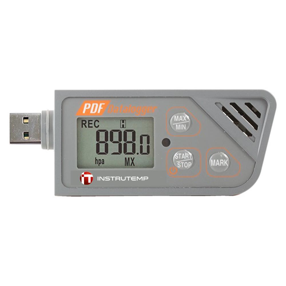 Barômetro de Umidade e Temperatura com Datalogger - Instrutemp | ITLOG5000
