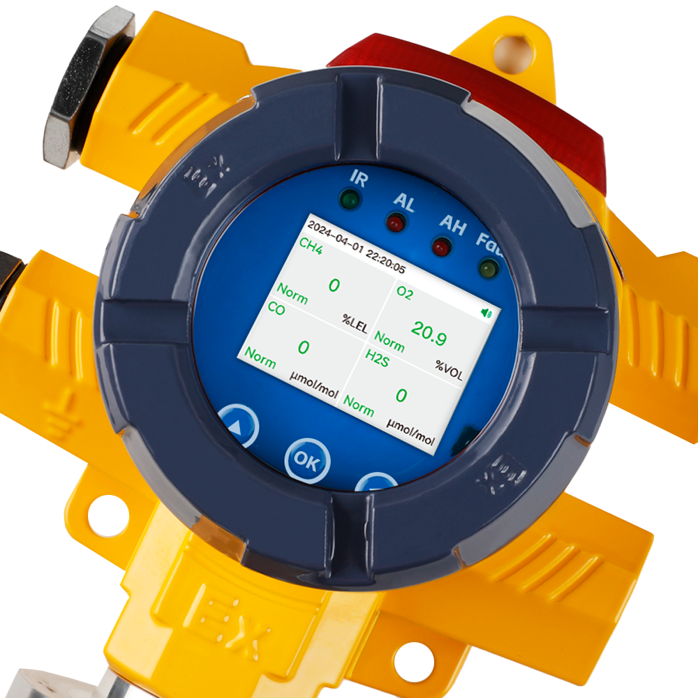 Detector de 4 Gases Fixo - O2, LEL, CO, H2S - Gas and Safety | TETRAGAS-FIX66