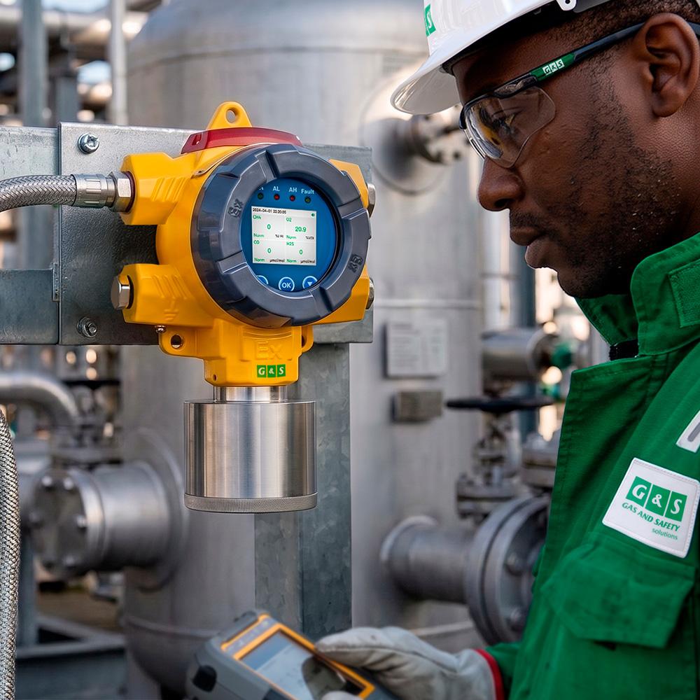 Detector de 4 Gases Fixo - O2, LEL, CO, H2S - Gas and Safety | TETRAGAS-FIX66