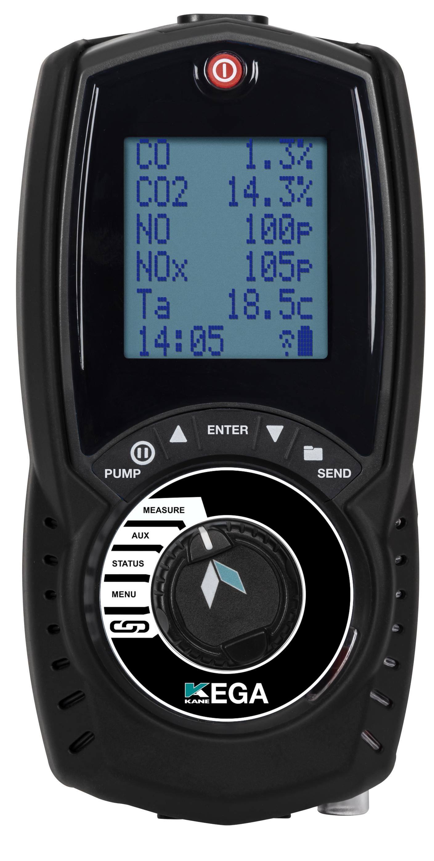 Analisador de Gases de Combustão - Motores Diesel - CO 10.000 PPM S / CO2 20% / NO 600 PPM S - Kane | KANE EGA 3