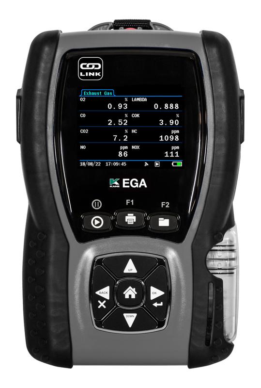 Analisador de Gases de Combustão - Motores Diesel - CO 10.000 PPM S / CO2 20% / O2 21% / HC 5.000 PPM S - Kane | KANE-EGA-4