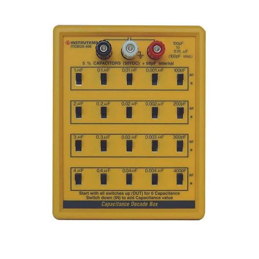 Decada Capacitiva - 3 Polos de Ligação - INSTRUTEMP | ITCBOX406