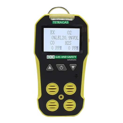 Detector de 4 Gases Portátil O2 / LEL / CO/ H2S - Gas and Safety | TETRAGAS