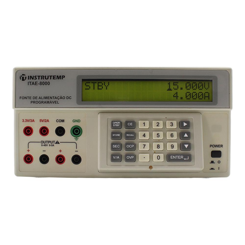 Fonte de Alimentação DC Programável - Instrutemp | ITAE8000