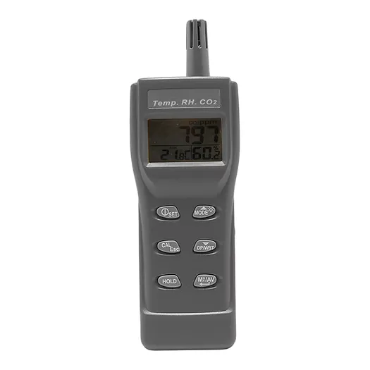 Medidor Portátil de CO2, UR, Temp. e Ponto de Orvalho - INSTRUTEMP | ITMCO2535