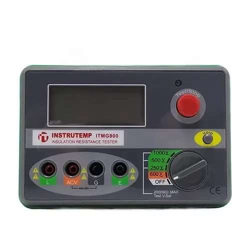MEGOHMETRO DIGITAL PORTÁTIL - ITMG800 | INSTRUTEMP