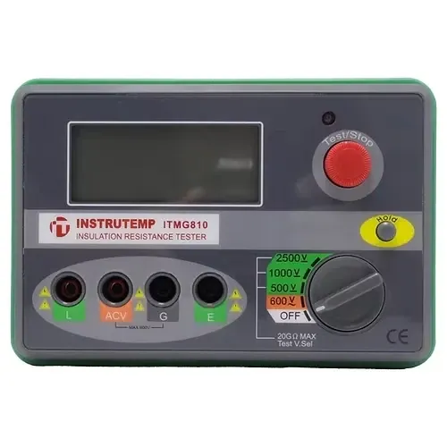 MEGOHMETRO DIGITAL PORTÁTIL - ITMG810 | INSTRUTEMP