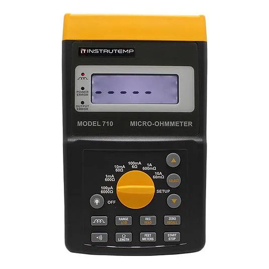 Microhmimetro Digital 10A - INSTRUTEMP | ITMC10A