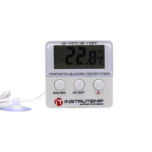 Termômetro Digital Freezer/Geladeira Com Sensor Externo - INSTRUTEMP | IT2300N