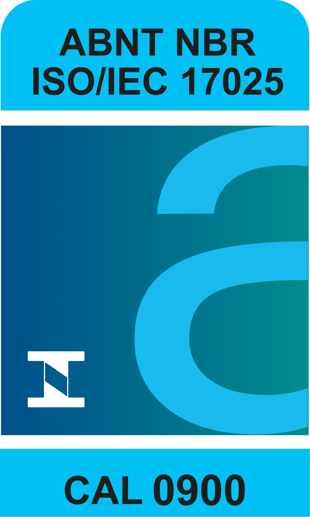 Selo de acreditação ABNT NBR ISO/IEC 17025 — laboratório Instrutemp CAL 0562