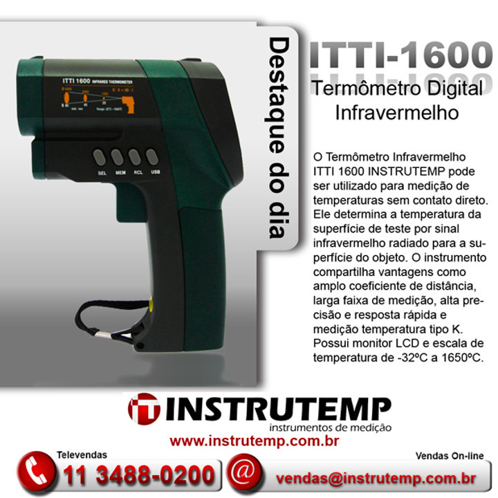Já pensou em usar um desses Termômetro Digital infravermelho?