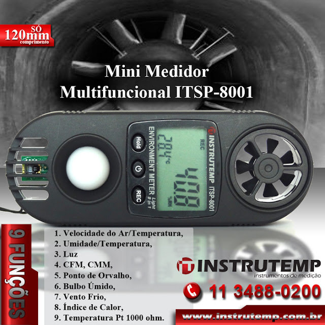 Mini Medidor Multifuncional ITSP-8001
