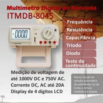 Multímetro Digital de Bancada ITMDB – 8045