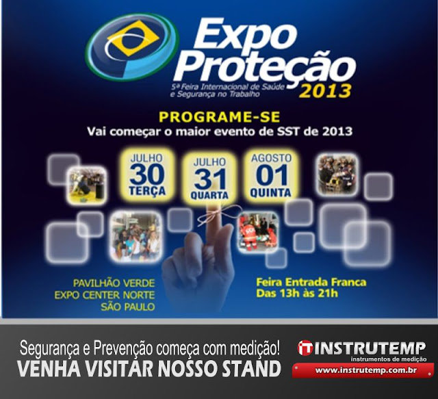 Vai começar o maior evento de segurança do trabalho,visite nosso stand!